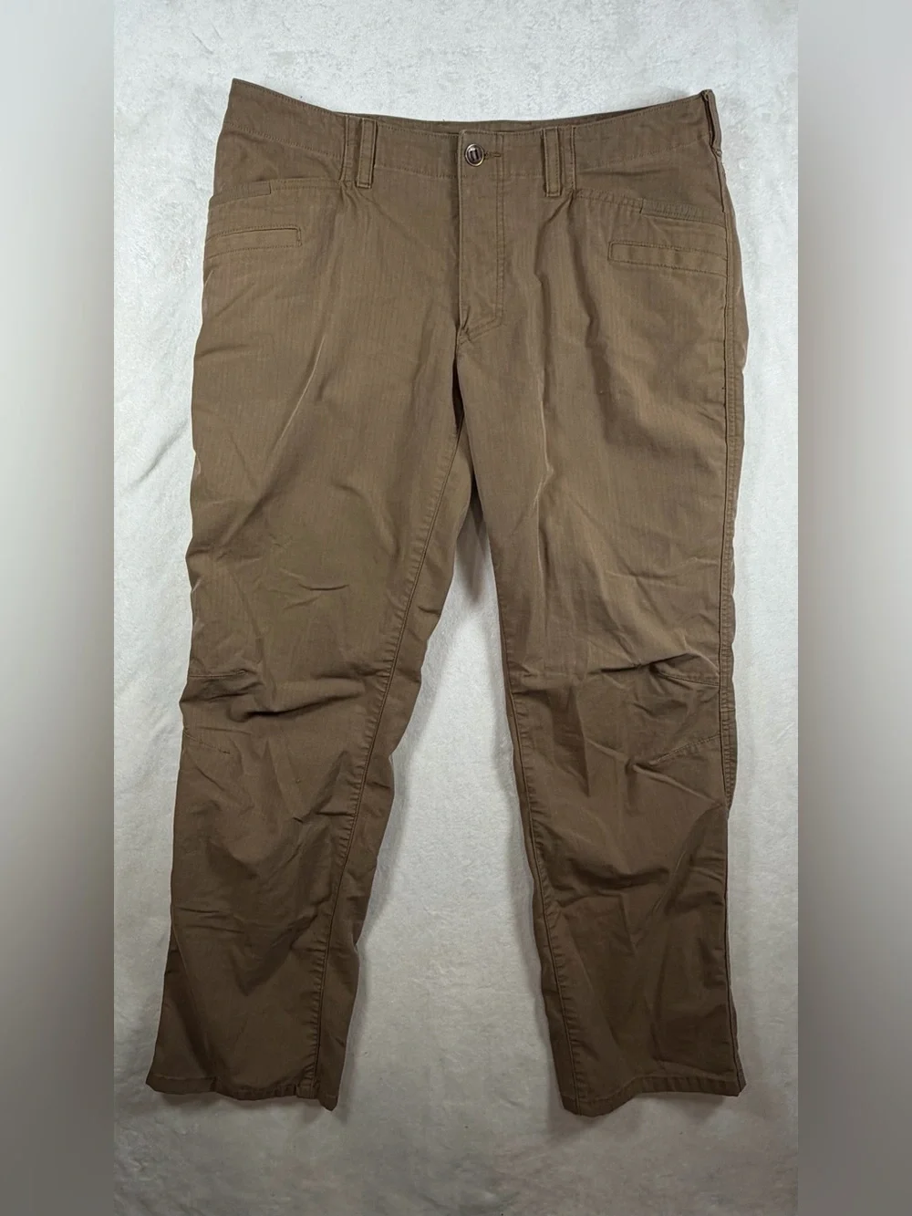 5.11 Tactical 36W 32L Men's Brown Canvas Tough Workwear Hiking Chinos